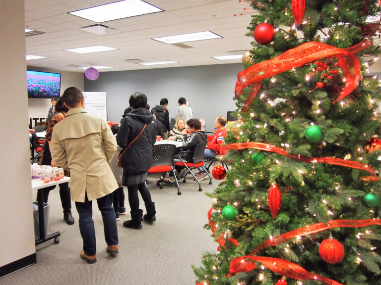 第16回 Nihongo-de-Columbus交流会 2019年 12月 Christmas Party in the office
